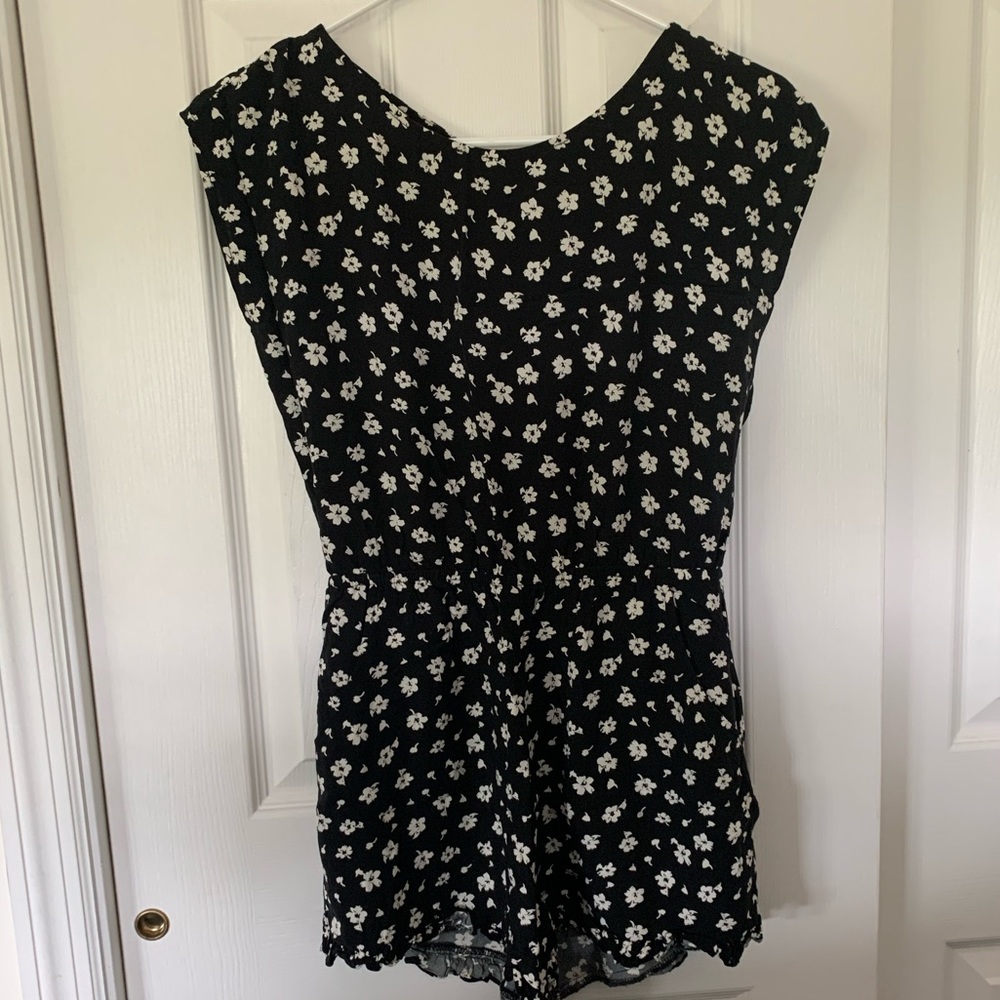 Black and White Romper